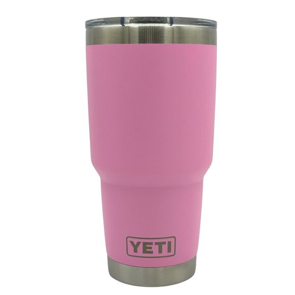 LASER ENGRAVED PERSONALIZATION YETI 30oz. TUMBLER - POWER PINK - Picture 1 of 2